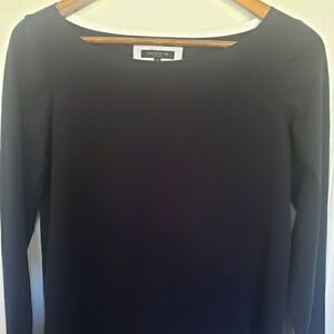 Lafayette 148 NY Classic Black Top